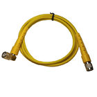 Yellow Trimble Gps Antenna Extension Cable , Tnc To Tnc Cable 2m 3m 10m