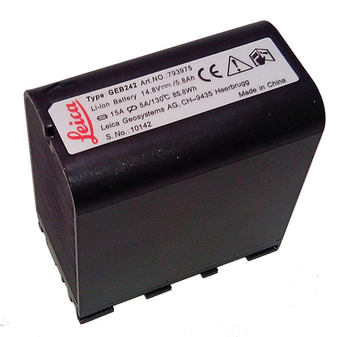 Ionentachymeter-Batterie 14.8v des Lithium-Geb242 für Leica Tm30/Ts30